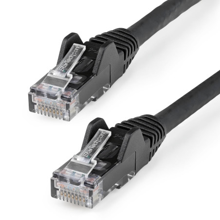 cavo di rete startech ethernet cat 6 utp 1m nero [n6lpatch1mbk]