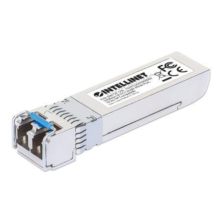 Transceiver intellinet 10 gigabit fibra ottica lc duplex sfp+
