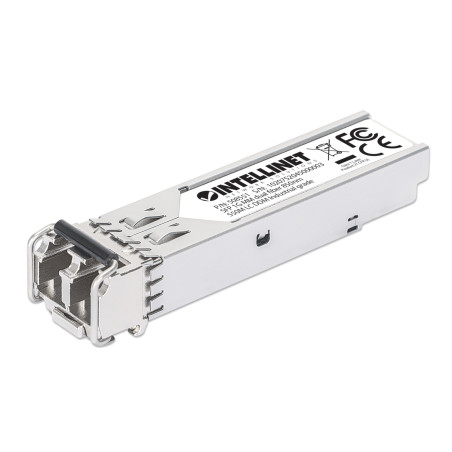 Transceiver intellinet industriale gigabit fibra ottica lc duplex