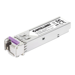 Transceiver intellinet sfp fibra ottica monomodale lc 1000 base-bx