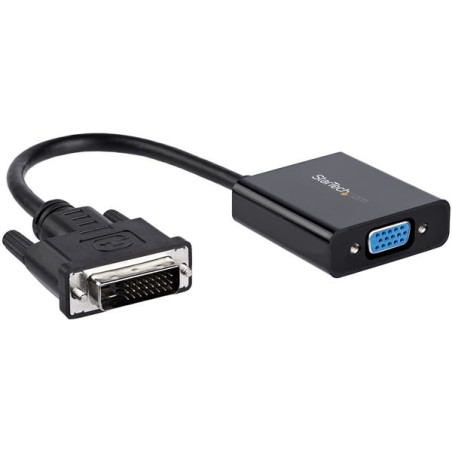 Cavo adattatore / convertitore attivo startech dvi / vga 0.19m nero