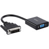 Cavo adattatore / convertitore attivo startech dvi / vga 0.19m nero
