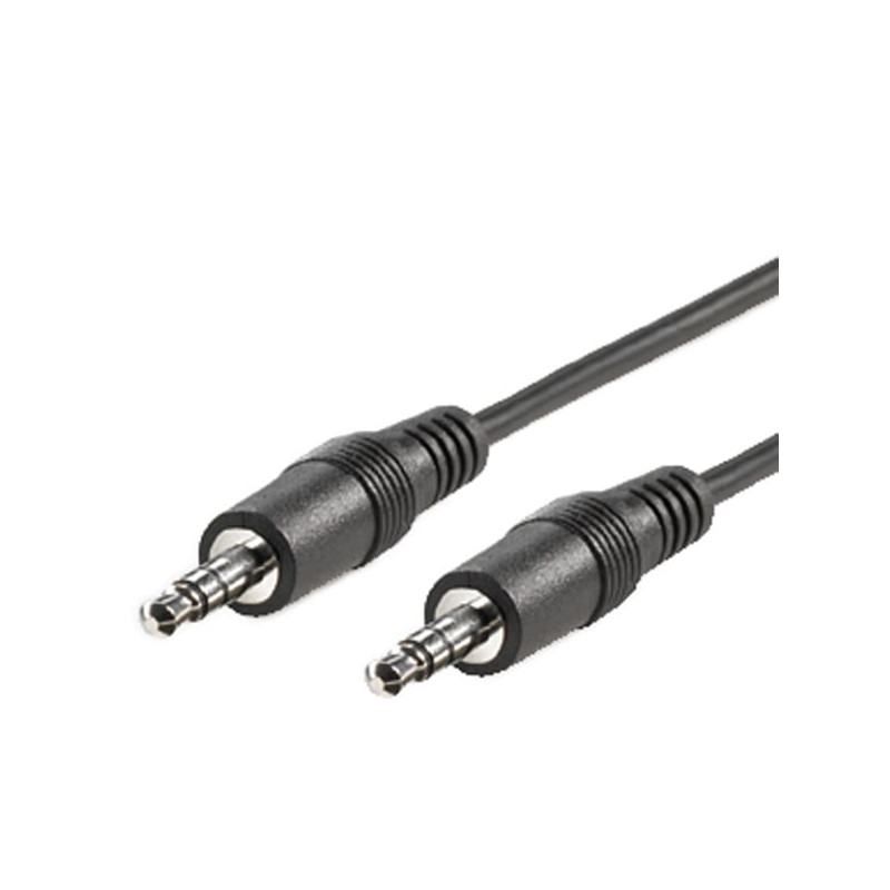 Cavo audio stereo itb roline 3.5mm m / m 1m [ro11.09.4501]