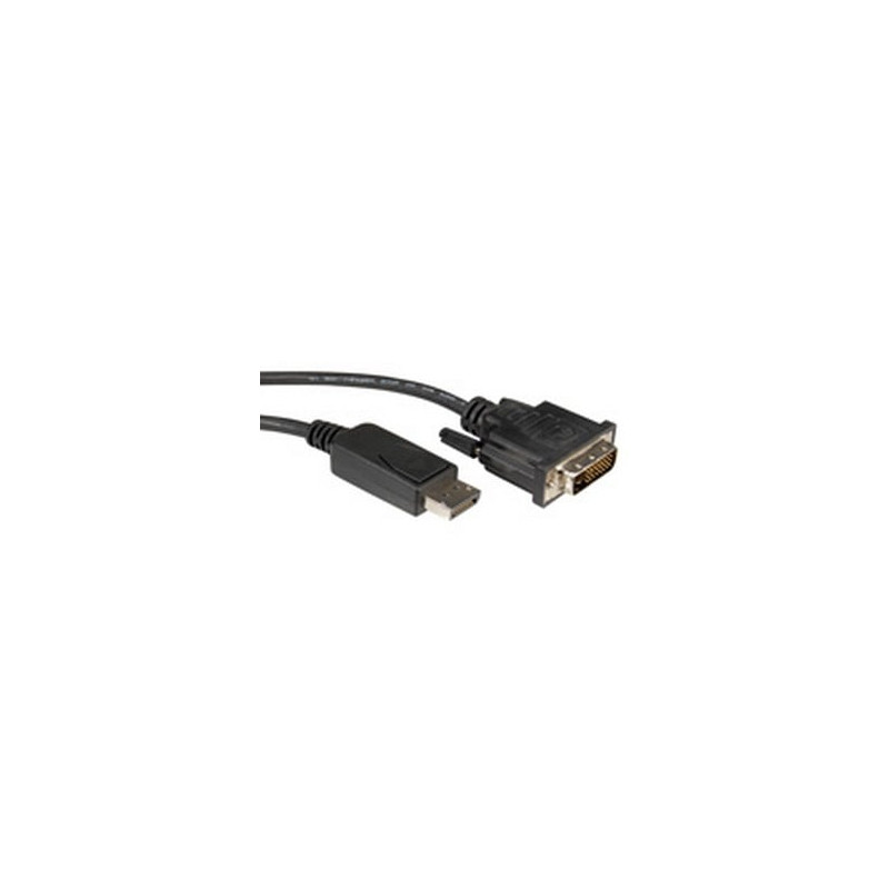 Cavo displayport roline dp-dvi 24 + 1 m / m 2.0m nero [ro11.04.5610]