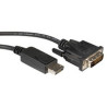 Cavo displayport roline dp-dvi 24 + 1 m / m 2.0m nero [ro11.04.5610]