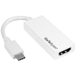 Adattatore startech usb-c hdmi 4k 60hz bianco [cdp2hd4k60w]