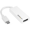 Adattatore startech usb-c hdmi 4k 60hz bianco [cdp2hd4k60w]