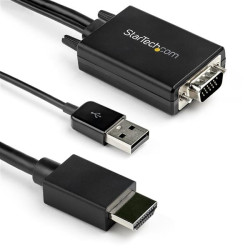 Cavo adattatore startech vga / hdmi 1080p 2m [vga2hdmm2m]
