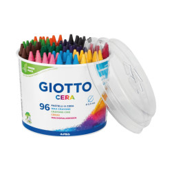 Pastelli a cera giotto cf96 assortiti 96pz [523600]