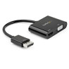 Adattatore startech displayport hdmi / vga 4k 60hz nero [dp2vgahd20]