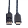 Cavo di collegamento value displayport schermato 2m nero [ro11.99.5781]