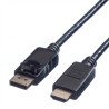 Cavo di collegamento value displayport schermato 4.5m nero [ro11.99.5783]