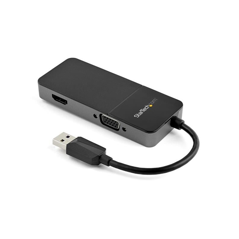 Adattatore usb multiporte startech usb 3.0 a hdmi/vga 4k [usb32hdvga]