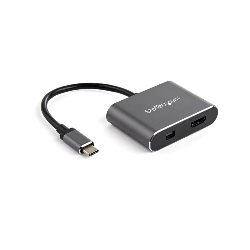 Adattatore displayport startech usb-c/hdmi/mdp hdr [cdp2hdmdp]