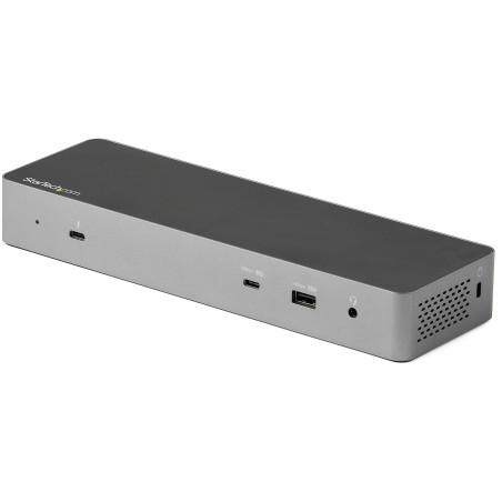 Docking station startech thundewrbolt 3 per 2 monitor 60hz grigio