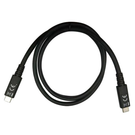 Cavo usb techly m/m 4.0 8k 40gbps 100w pd thunderbolt4 0.8m nero