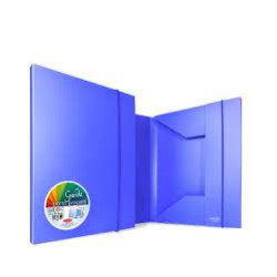 Cartelletta a 3 lembi plastibor 40mm azzurro scuro [p0004017]