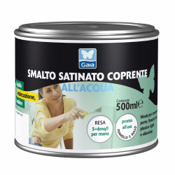 Smalto brillante all'acqua cipir 750ml nero [8032439000421]