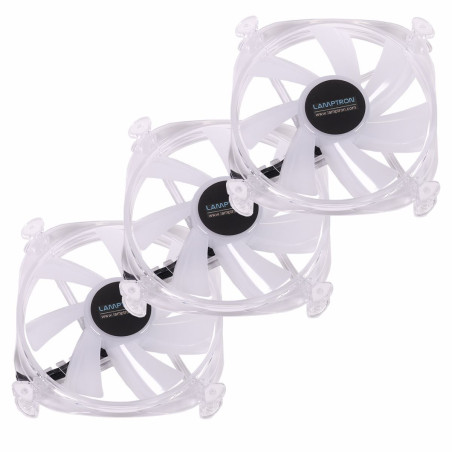Ventola 120x120 lamptron icecloud+ argb 120 pwm trasparente