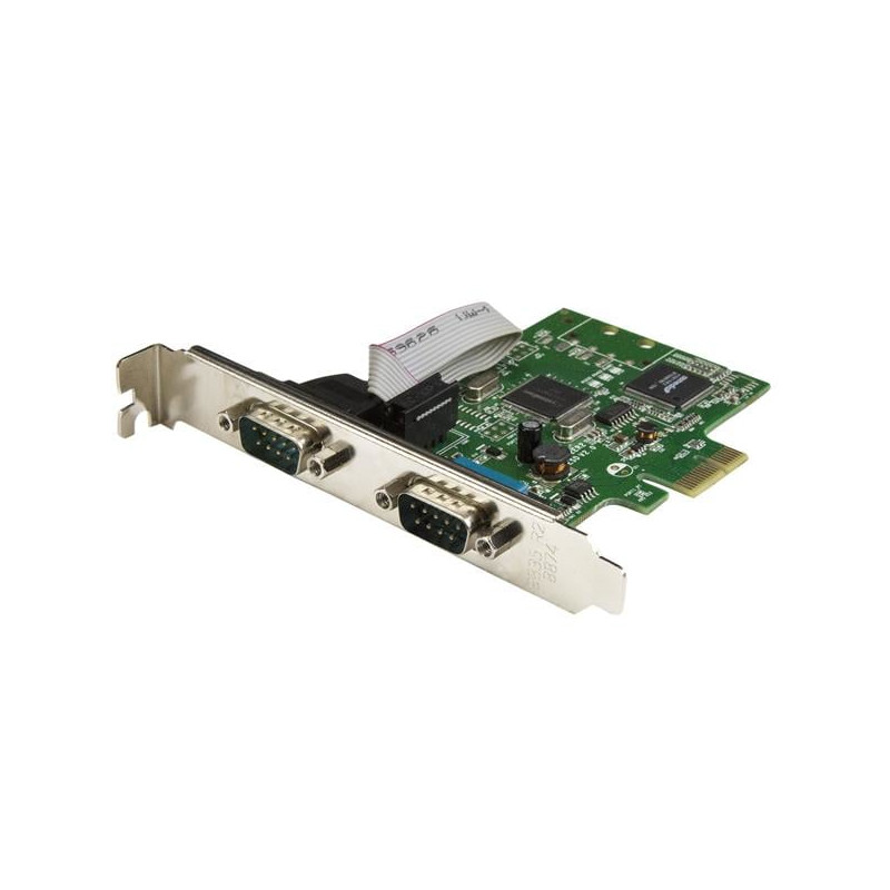 Scheda pci startech.com seriale 2porte db9 con uart 16c1050 rs232