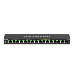 Switch netgear gestito 16porte poe sfp ge unm 16 rj-45 [gs316ep-100pes]