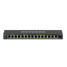 Switch netgear gestito 16porte poe sfp ge unm 16 rj-45 [gs316ep-100pes]