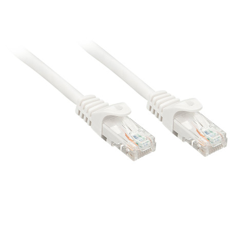 Cavo di rete lindy cat6 u utp rj-45 5m bianco