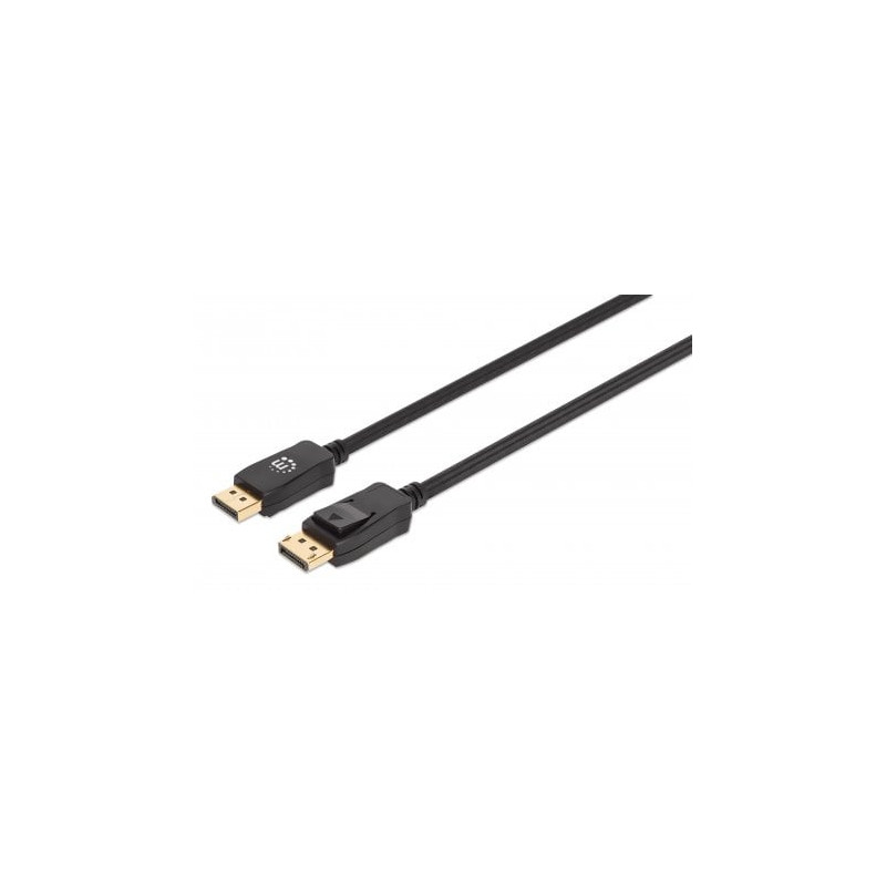 Cavo audio/video manhattan displayport 1.4 8k a 60hz m/m 3m nero