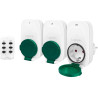 Set prese logilink con telecomando 30m 3 prese cee 7/3 ipx4