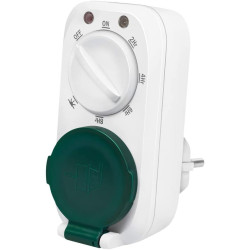 Timer meccanico logilink con sensore crepuscolare ip44