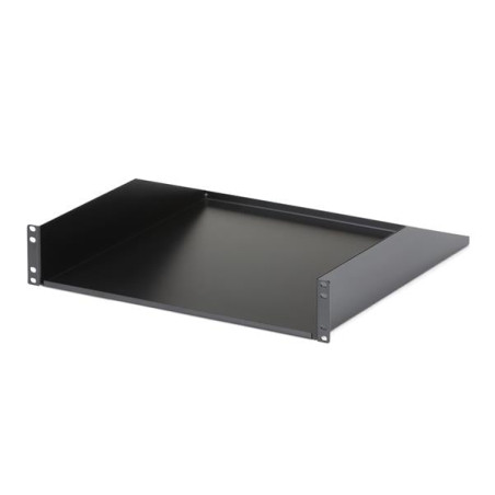 Mensola startech.com 18" 2u per server rack 46cm nero [cabshelfhd]