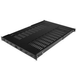 Mensola startech.com 1u per server rack fisso nero [adjshelfhdv]