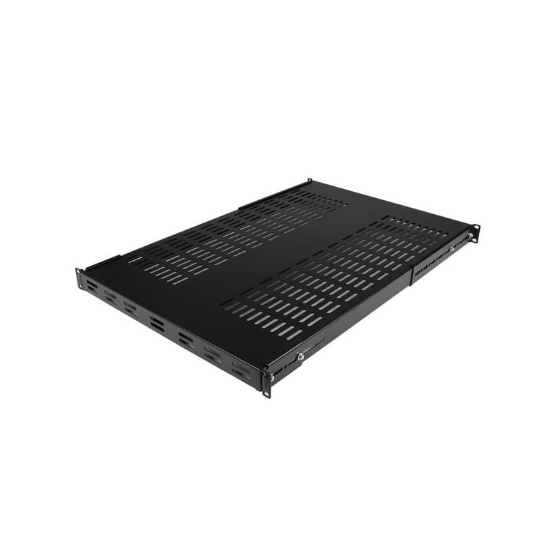 Mensola startech.com 1u per server rack fisso nero [adjshelfhdv]