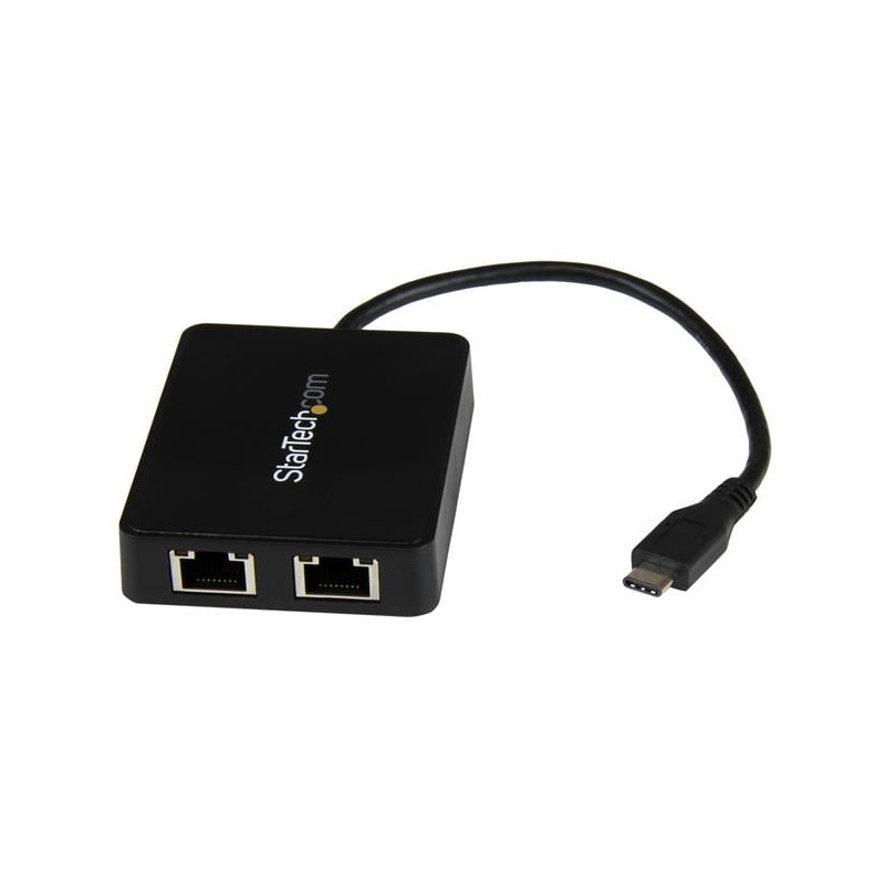 Adattatore di rete startech.com usb-c a doppia uscita ethernet