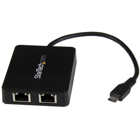 Adattatore di rete startech.com usb-c a doppia uscita ethernet