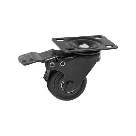 Set di rotelle v7 6u/9u/12u per rack 4pz nero [rm4casters-1e]