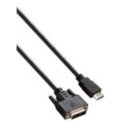 Cavo hdmi/dvi v7 m/m hdmi/dvi-d dual link 2m nero [v7e2hdmidvid-02m]
