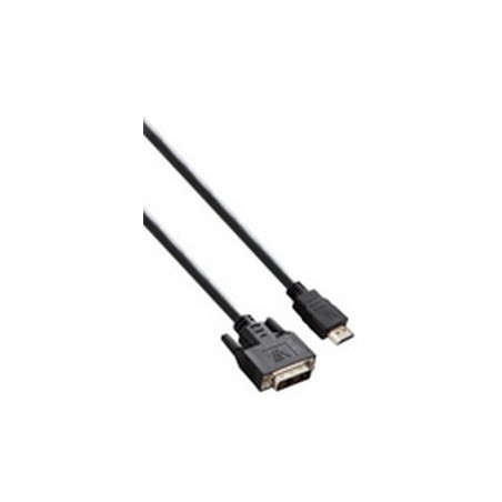 Cavo hdmi/dvi v7 m/m hdmi/dvi-d dual link 2m nero [v7e2hdmidvid-02m]