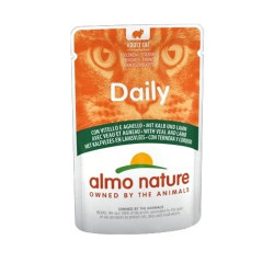 Cibo umido per gatti almo nature daily vitello e agnello 70g
