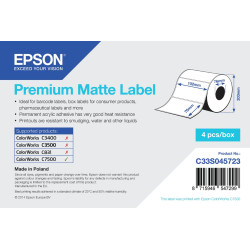 Rotolo di etichette epson premium matte carta normale 102x76 mm 1570