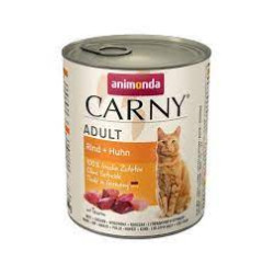 Cibo umido per gatti animonda carny adult con manzo e pollo 800g
