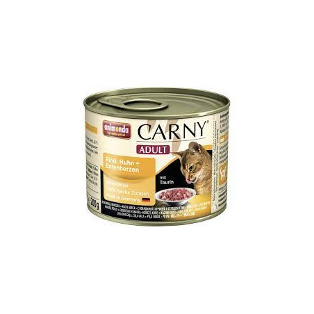 Cibo umido per gatti animonda carny adult con manzo/cuori/pollo e