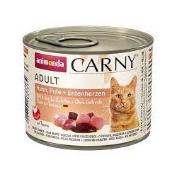 Cibo umido per gatti animonda carny adult con pollo e tacchino +