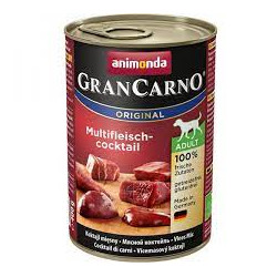 Cibo umido per cani animonda grancarno adult con manzo/pollo/selvaggina/tacchino