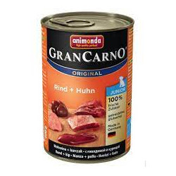 Cibo umido per cani animonda grancarno junior pollo e manzo 400g