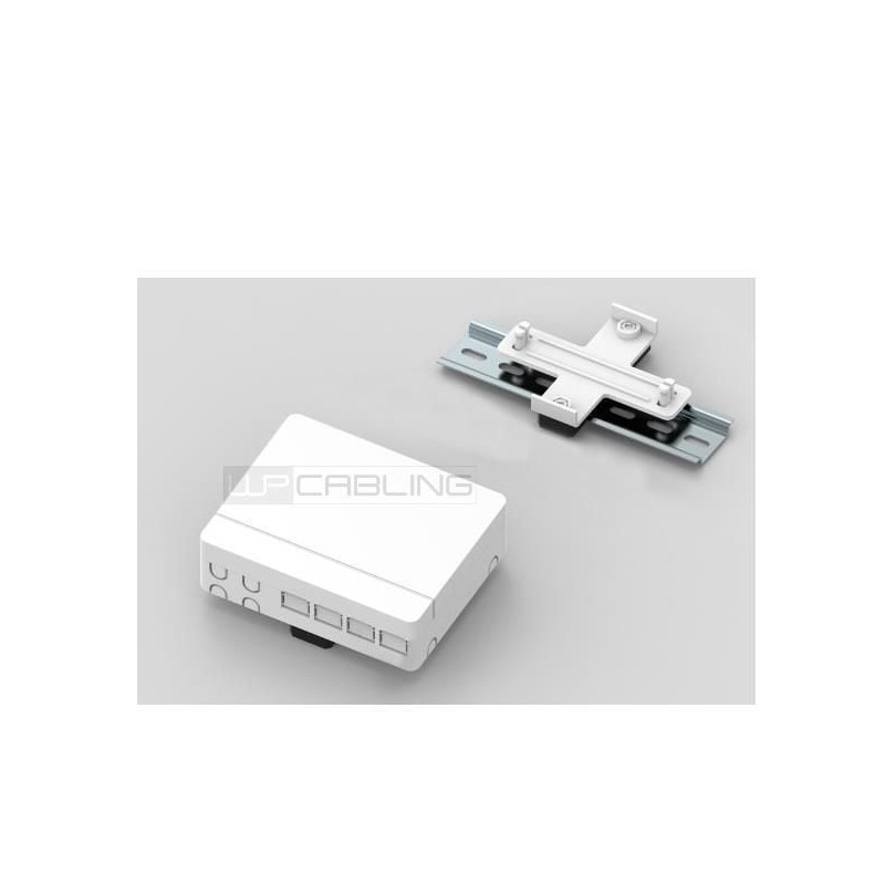 Box distribuzione ottica wp europe fo ip20 per 4sc o lcd [wpc-fcb-i0104]