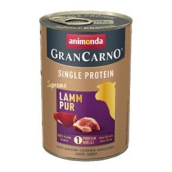 Cibo umido per cani animonda grancarno single protein agnello 400g