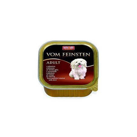 Cibo umido per cani animonda vom feinsten adult con cervo 150g