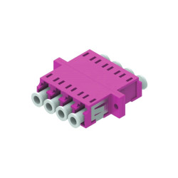 Accoppiatore wp europe multimodale quad lc/lc om4 viola [wpc-fa4-lc0202]