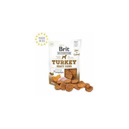 Cibo secco per cani brit jerky tacchino 80g